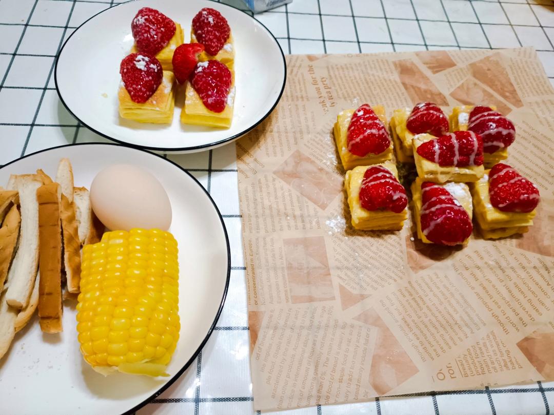 10分钟早餐‼️一口西多士🍓吐司的第N种吃法