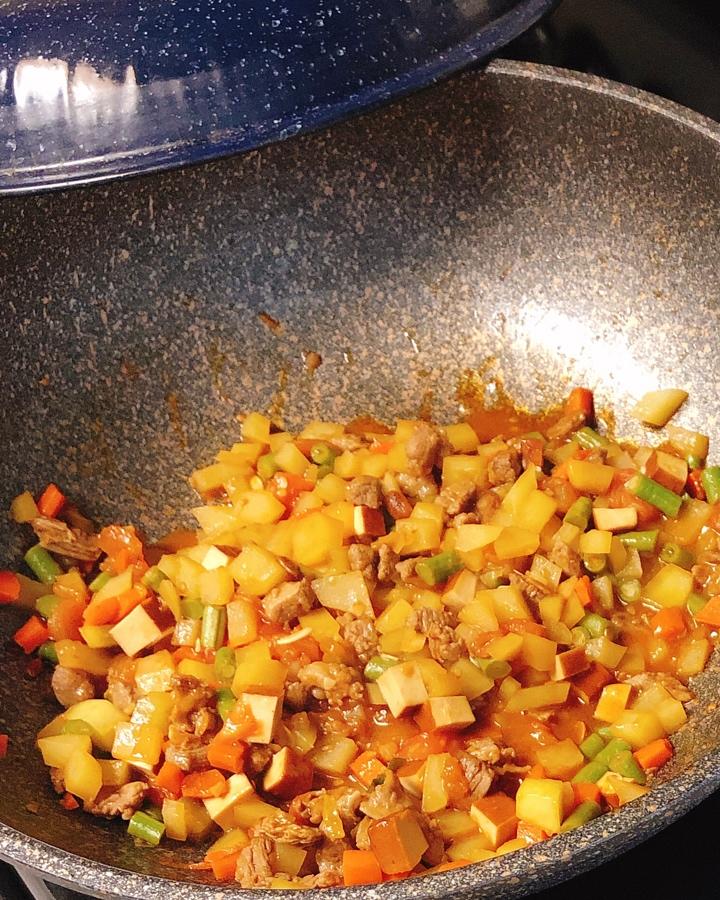 不能再香的超级丁丁打卤面