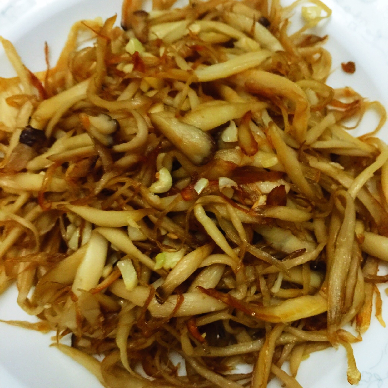 干煸手撕杏鲍菇