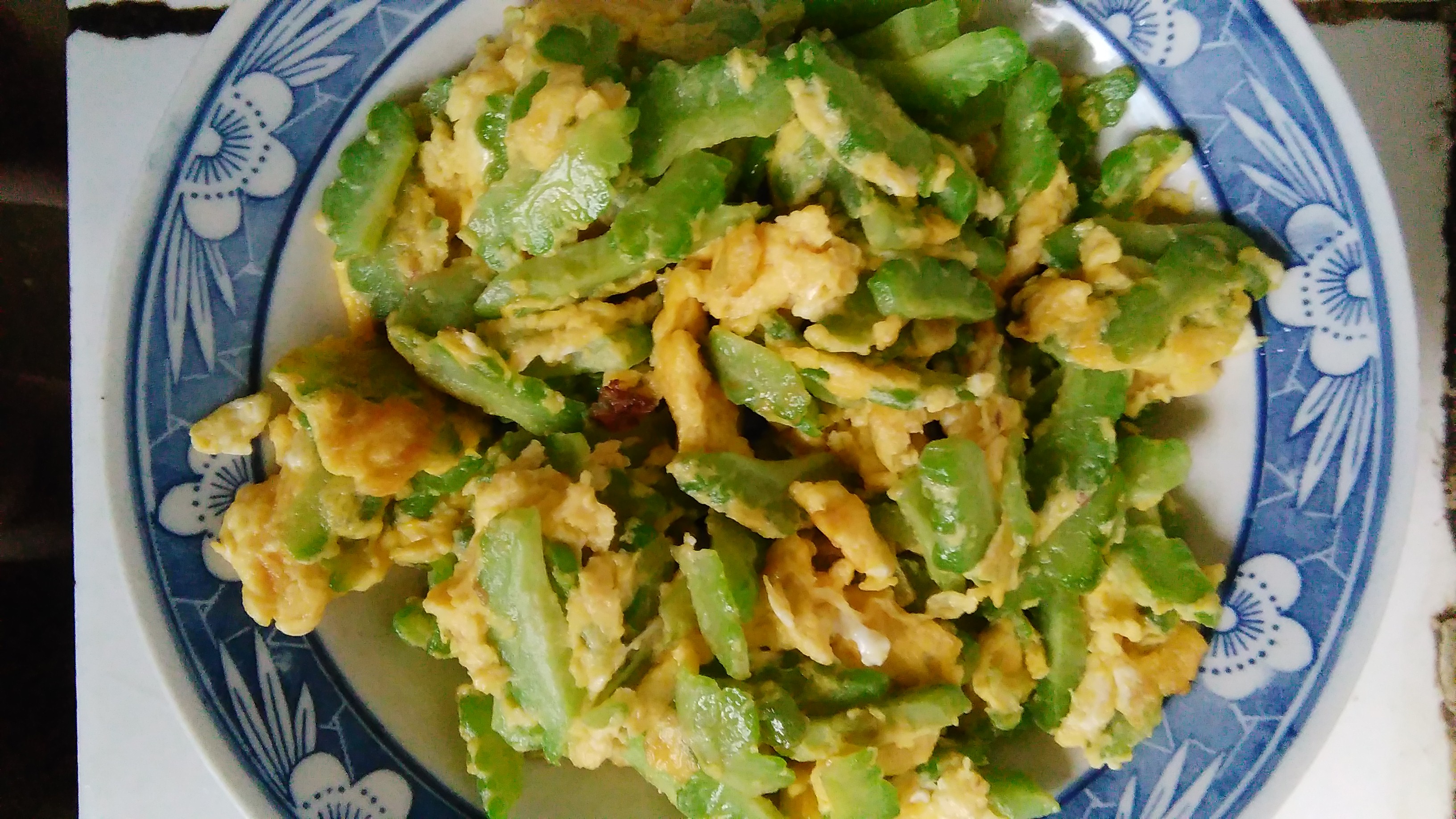 苦瓜炒蛋