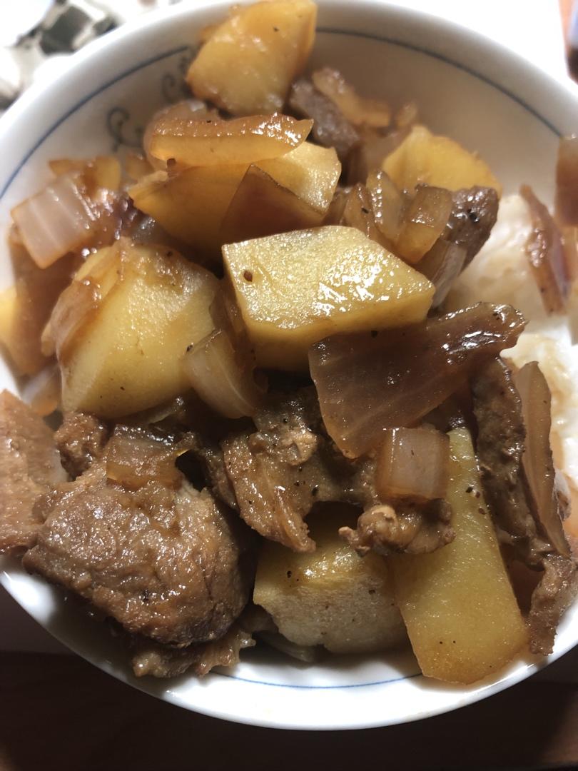 好吃到舔碗底的土豆肥牛拌饭