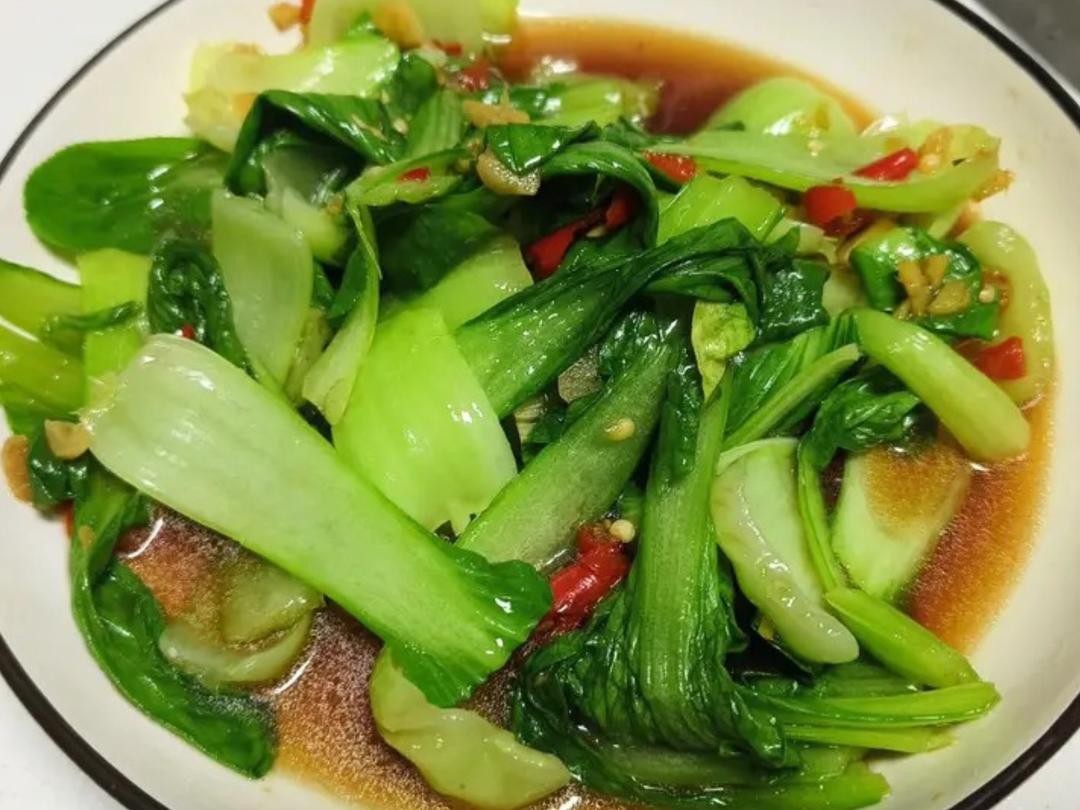 白灼油菜—年夜饭最受欢迎的素菜