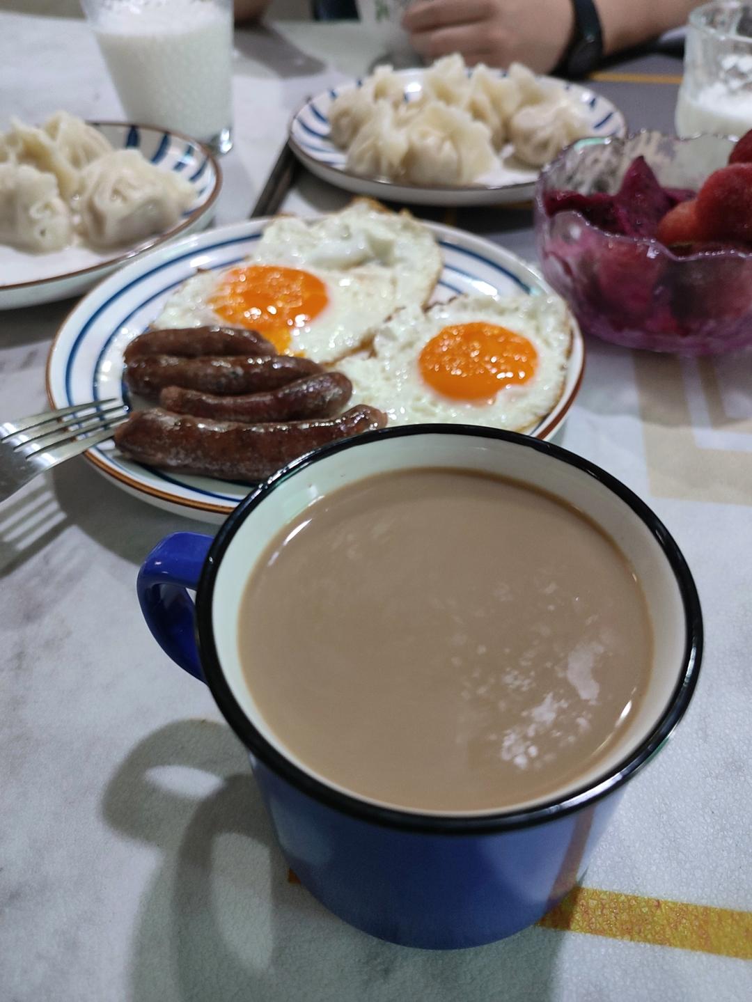 读书郎们的早餐