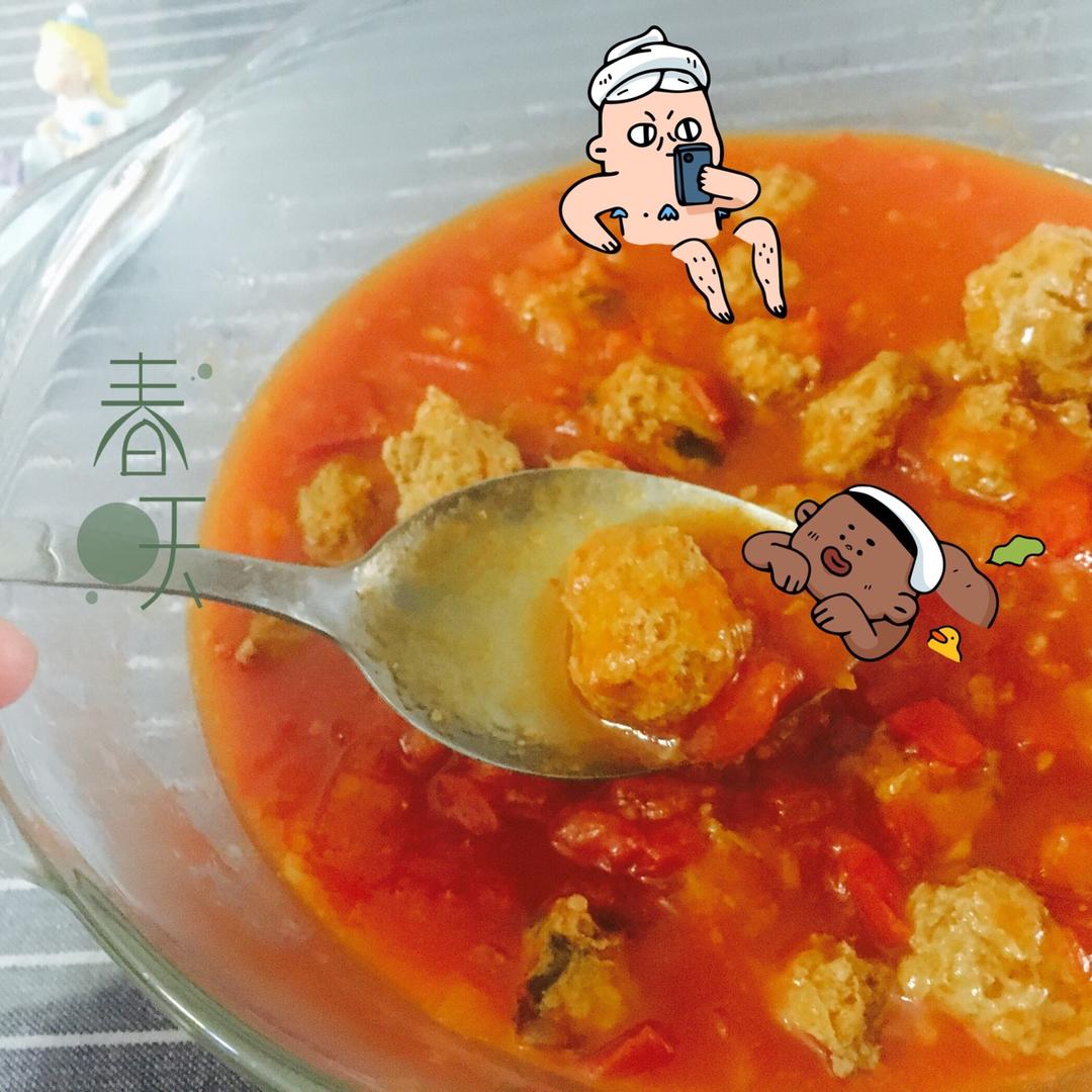 美味番茄牛肉丸