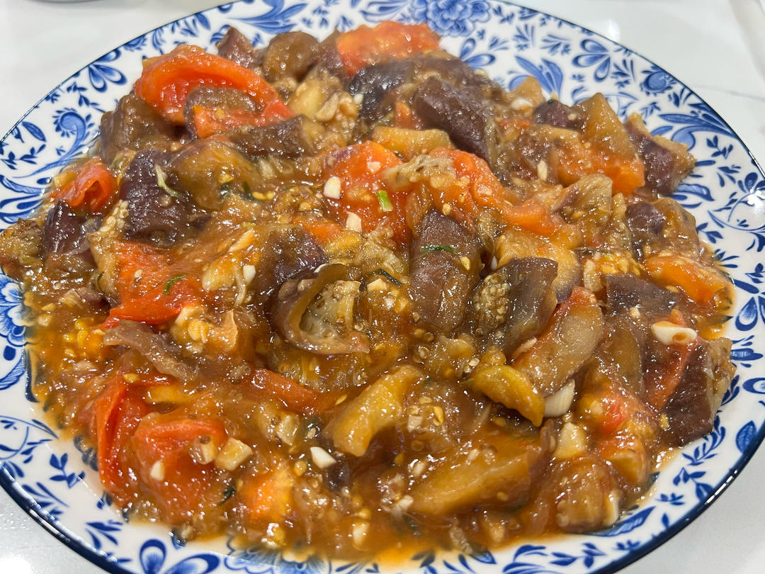 西红柿烧茄子