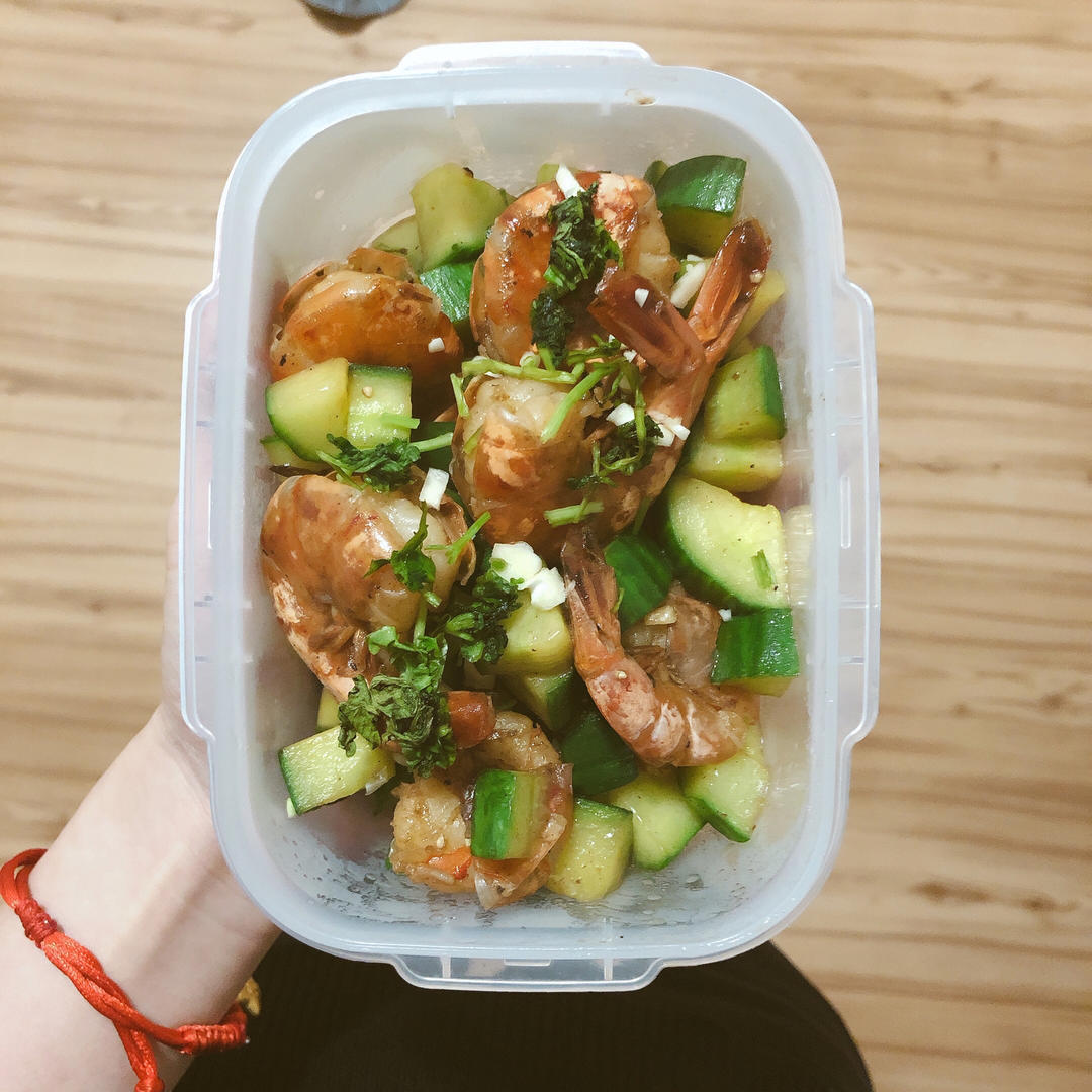 虾仁炒青瓜