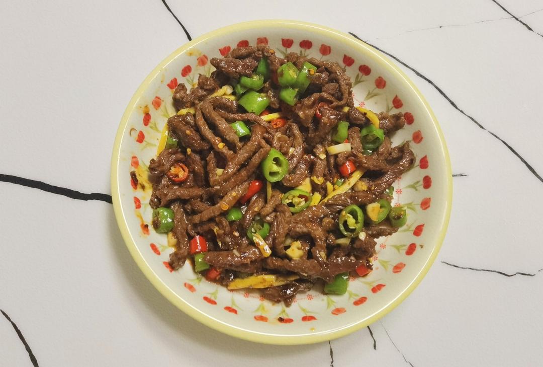 双椒爆炒牛肉