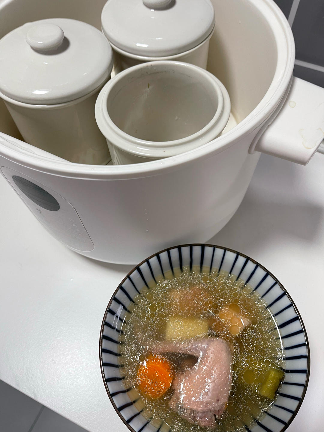蒸出来的老鸭汤