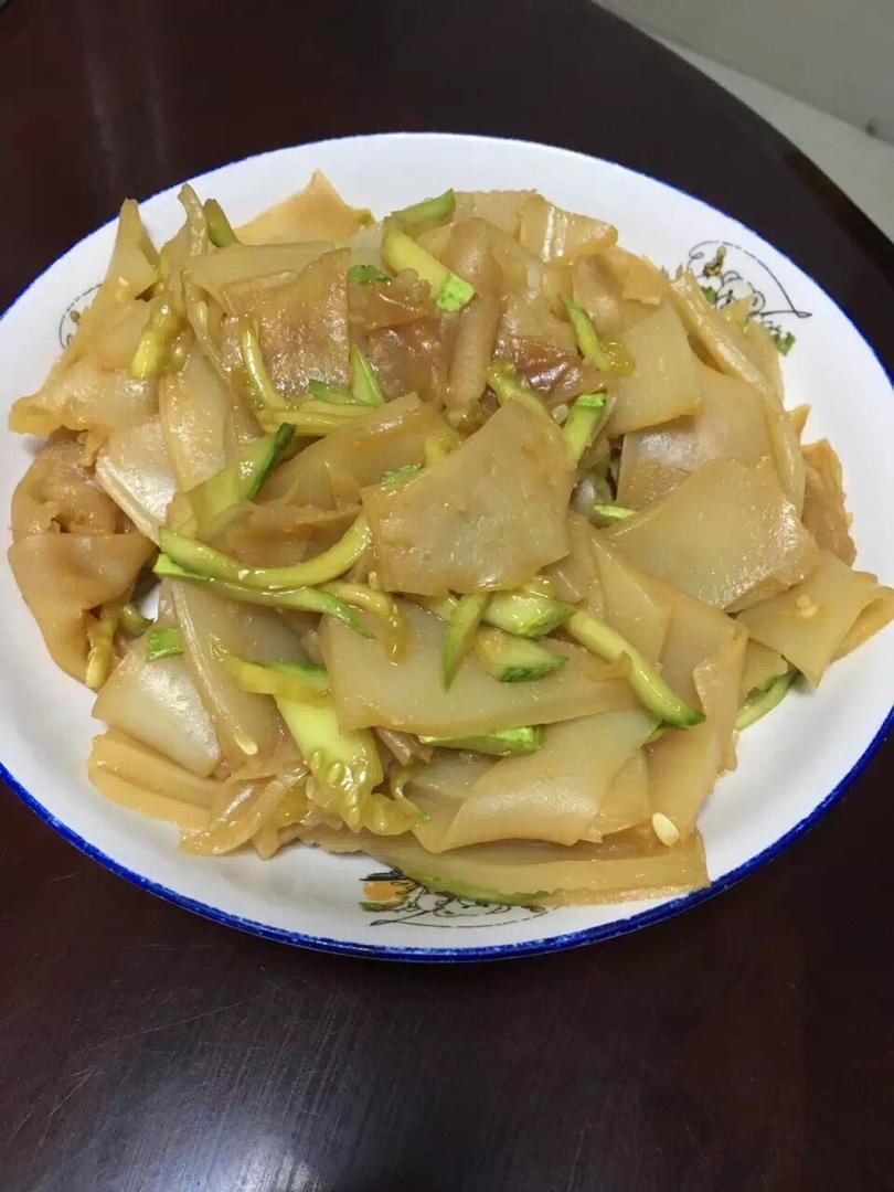自制面筋2⃣️洗面版。                凉皮详细做法