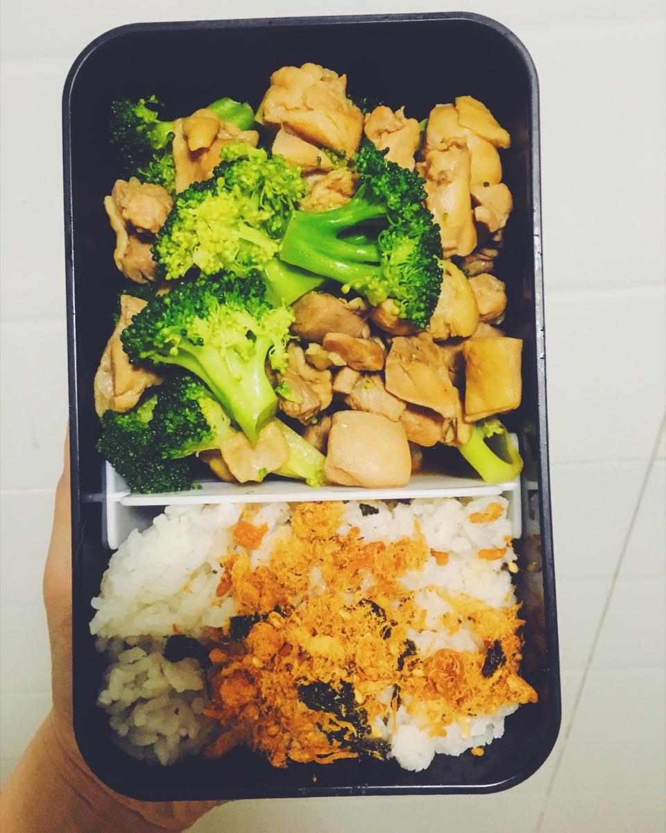 西兰花板栗炖鸡腿