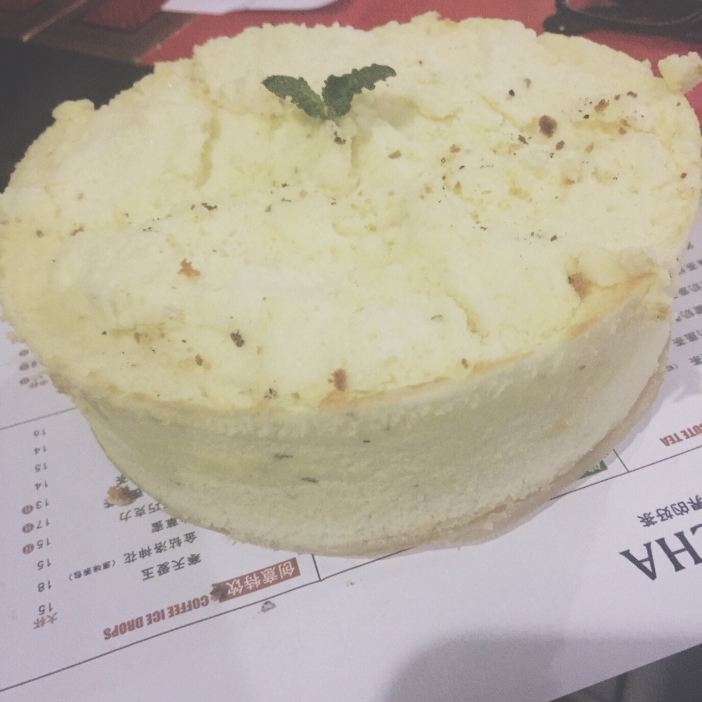 轻乳酪芝士蛋糕6寸#皮黑森林#