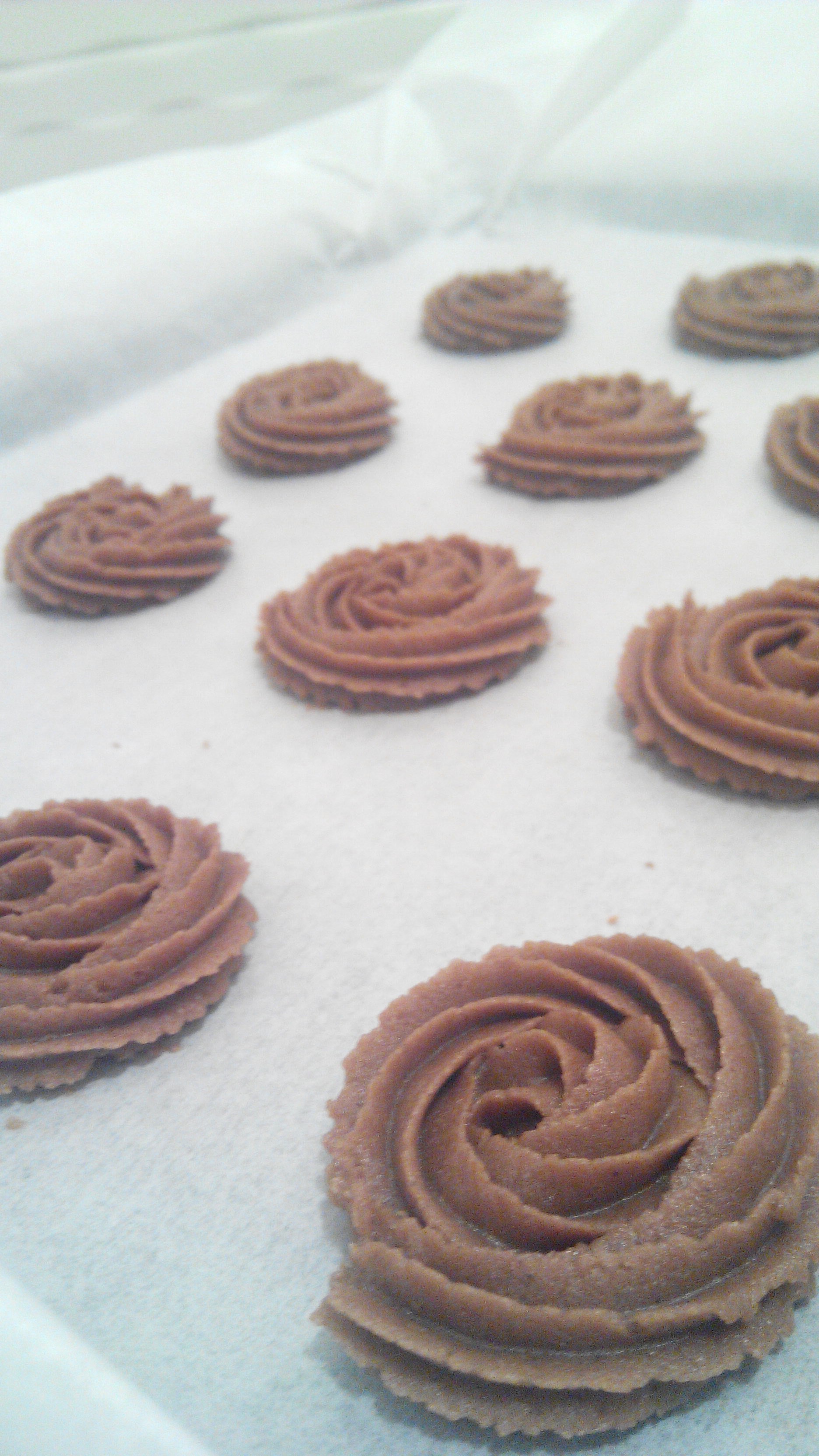 【松脆可可曲奇】清晰花纹