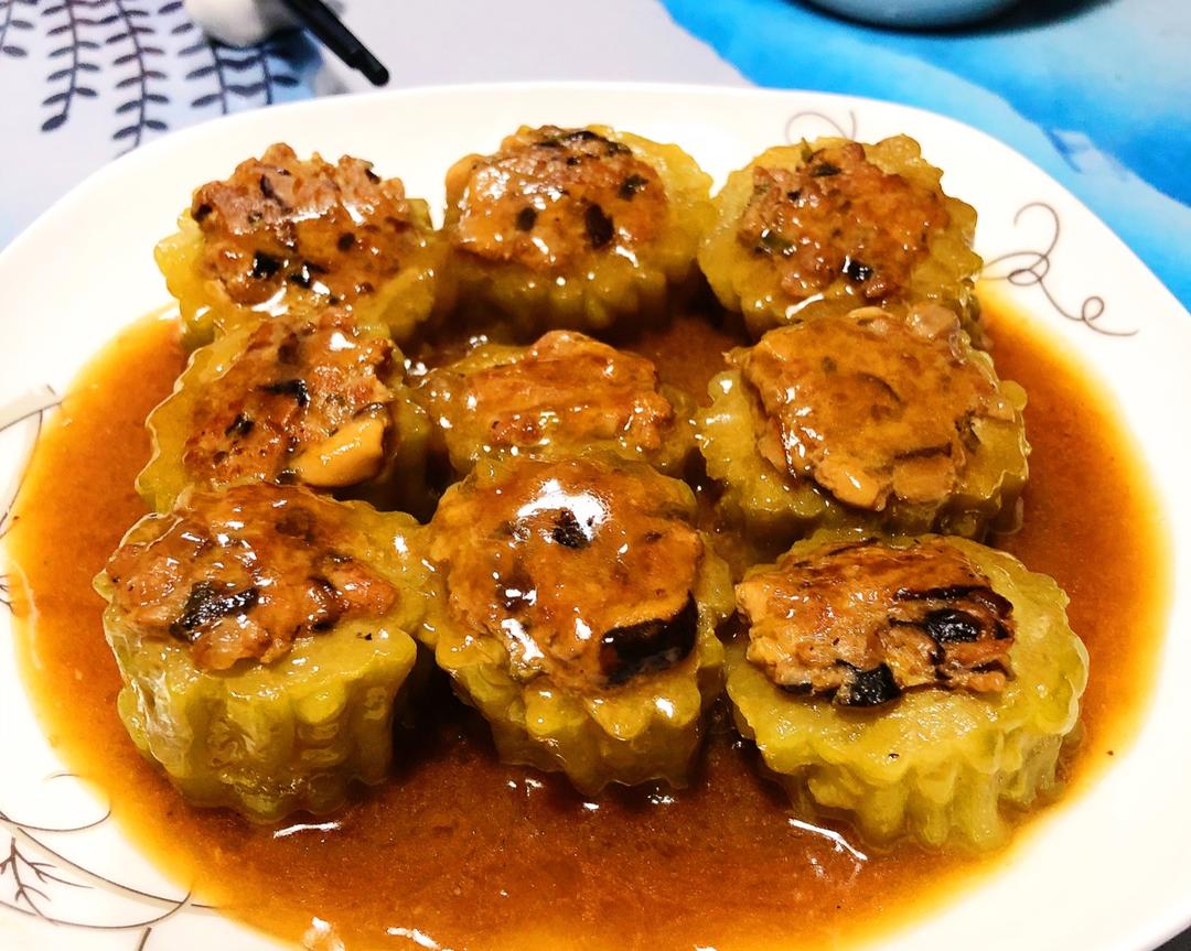 酿苦瓜（客家）的做法