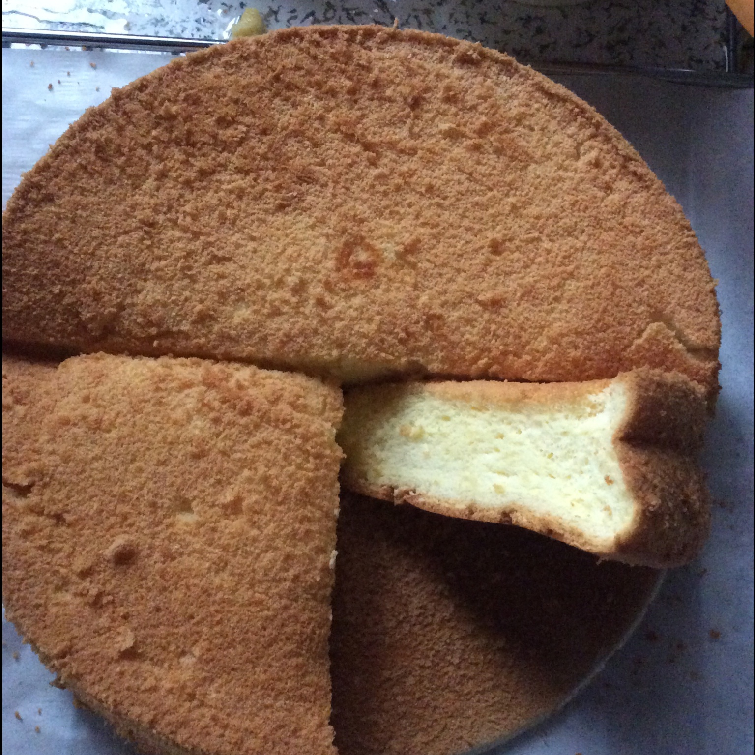 超好记八寸戚风蛋糕（后蛋法）