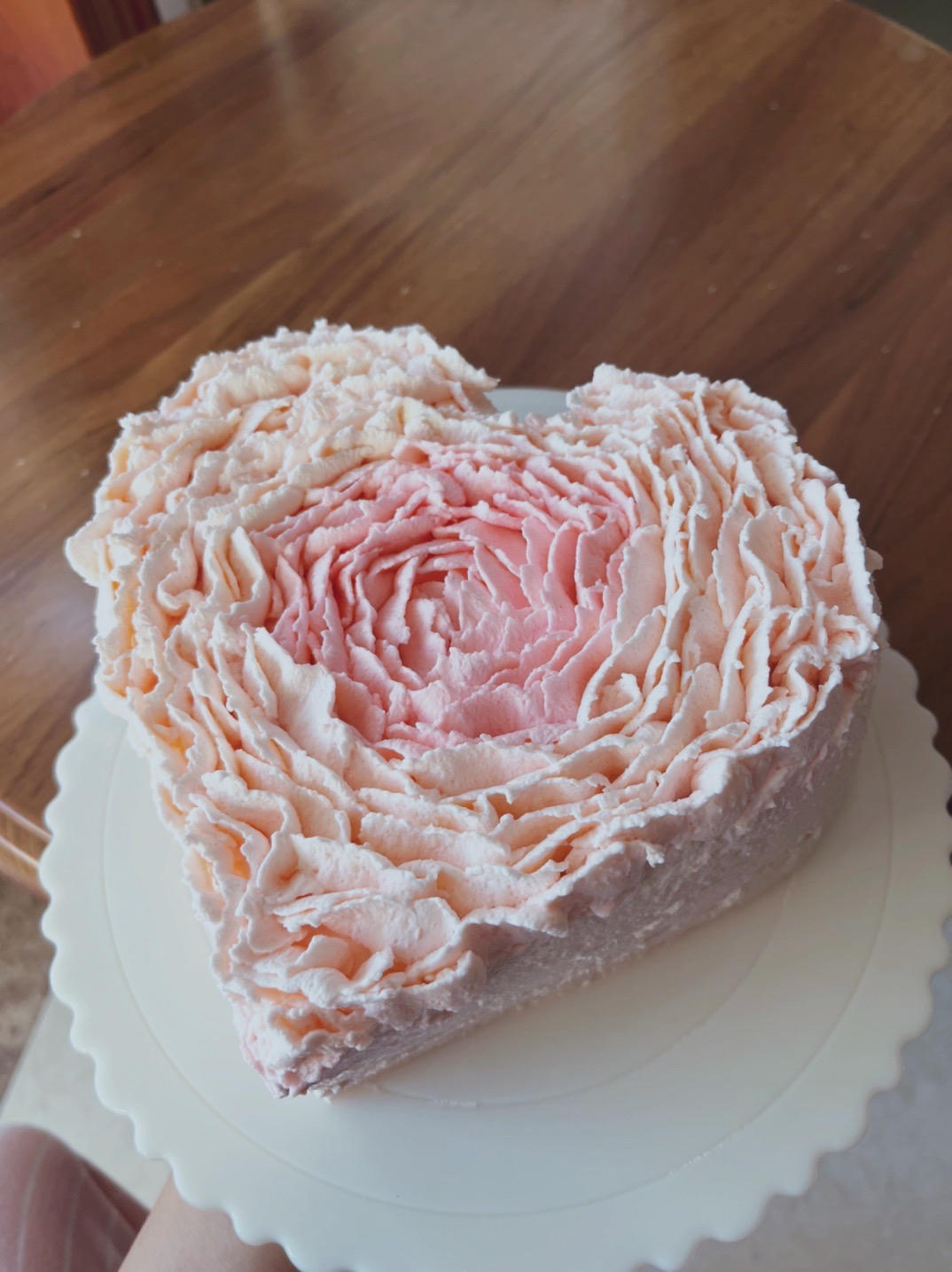 爱心形生日蛋糕裱花版不需要模具情人节必备