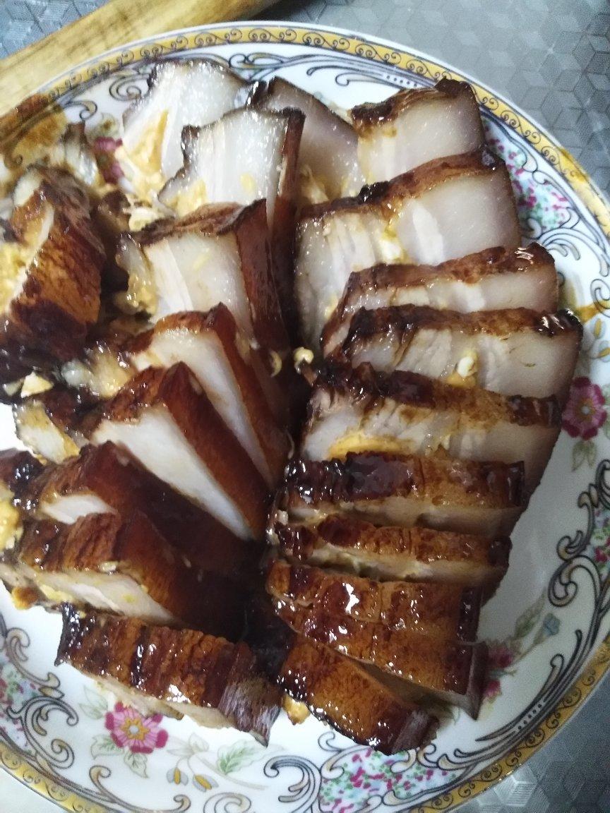 《老广3》中的一道神菜：咸蛋黄釀五花肉（金玉其中）