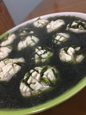 潮汕家常汤-紫菜肉丸汤的做法 步骤3
