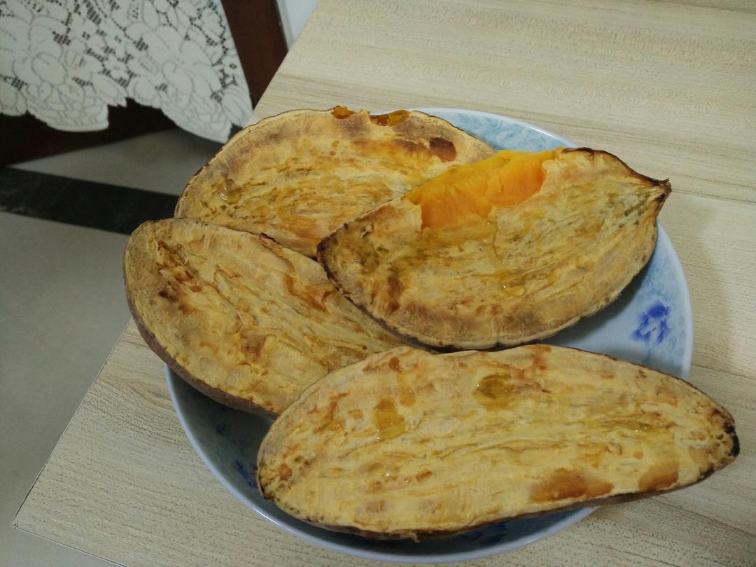 烤地瓜（烤箱初试）