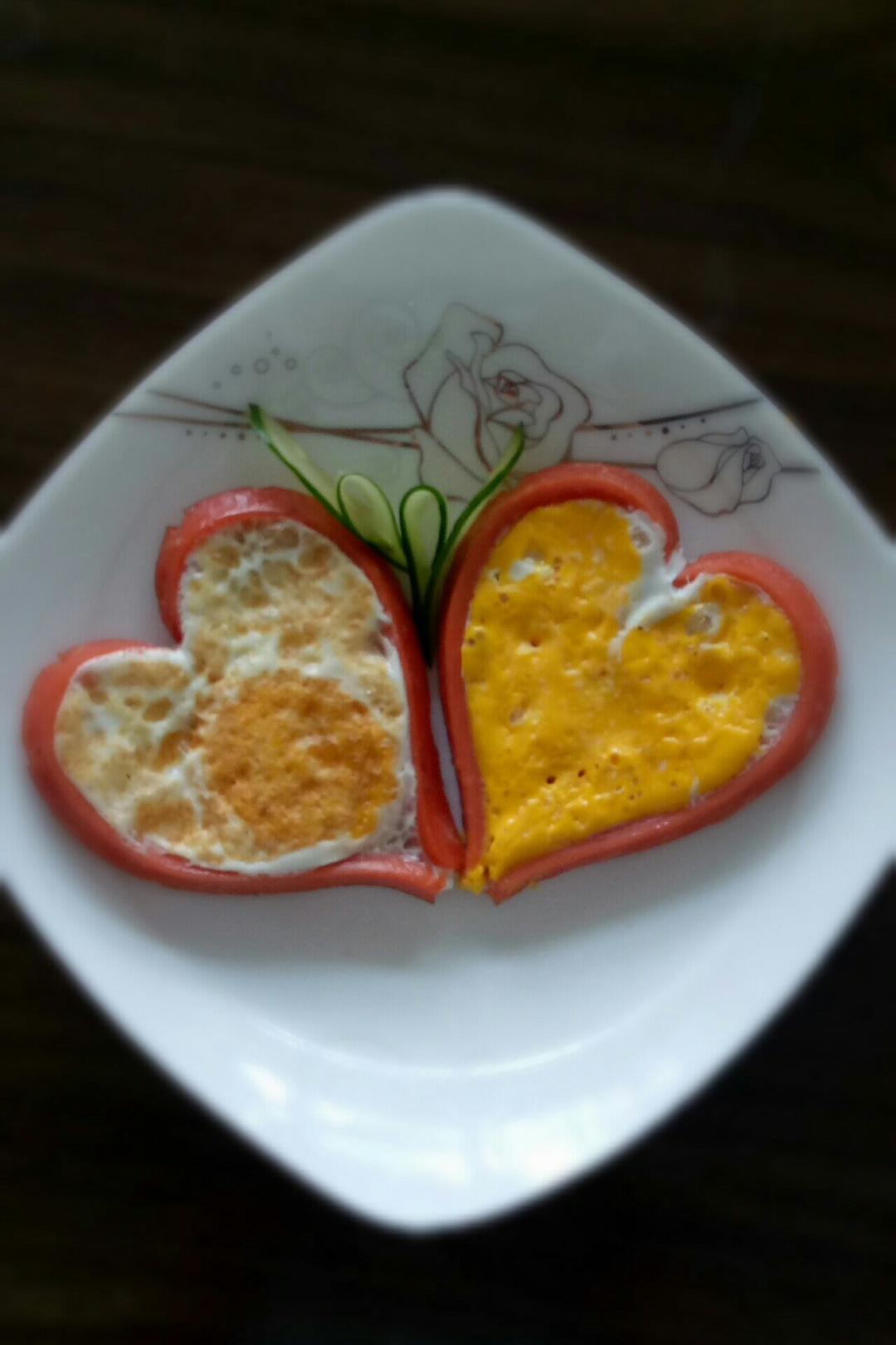 zy莲儿做的爱心早餐.