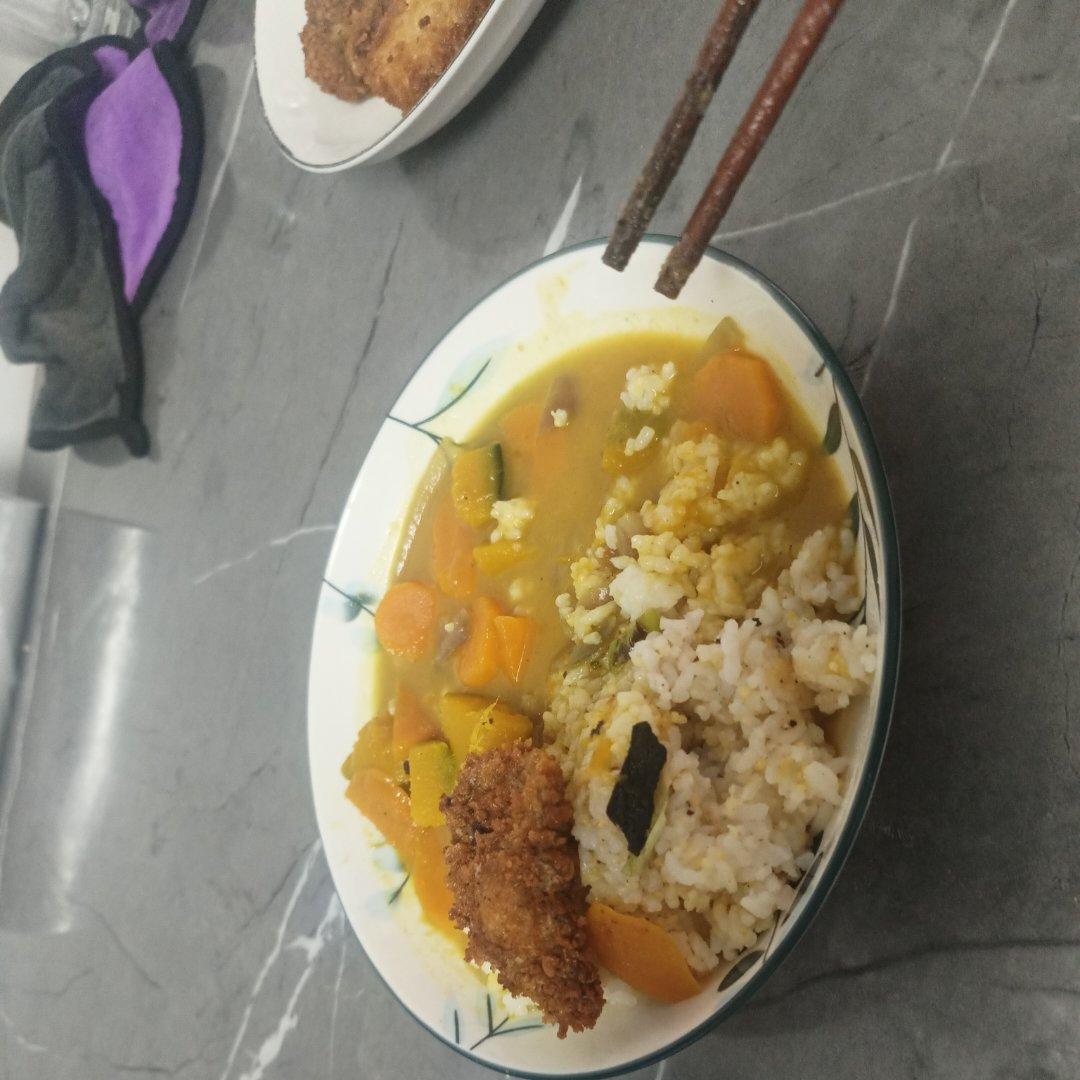 炸猪排咖喱饭