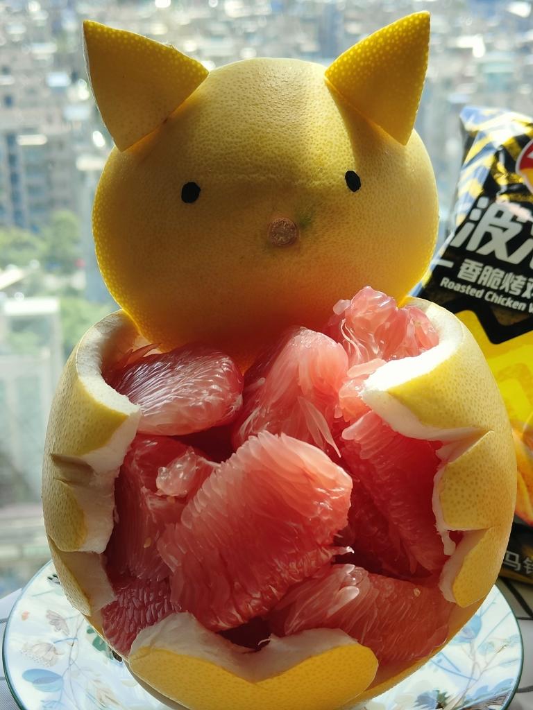 秋日里的第一个可爱滴柚子的做法 步骤6