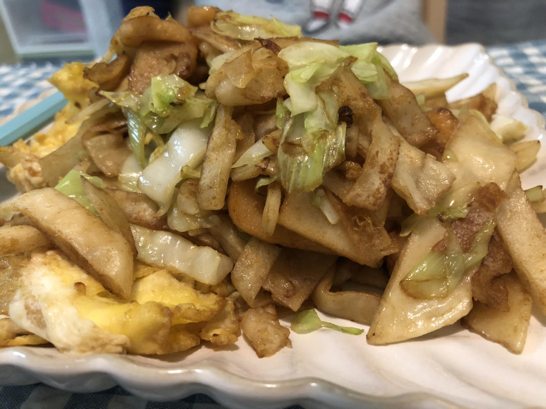 老北京素炒饼(肉炒饼)