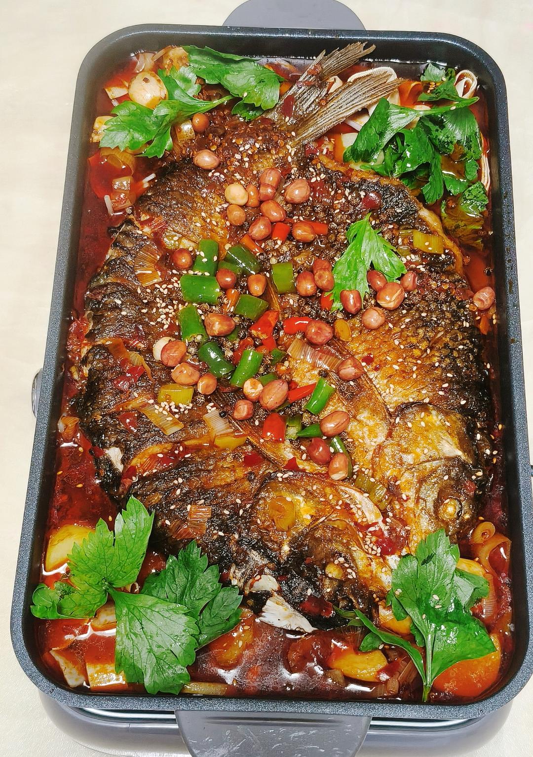 不用烤箱的烤鱼