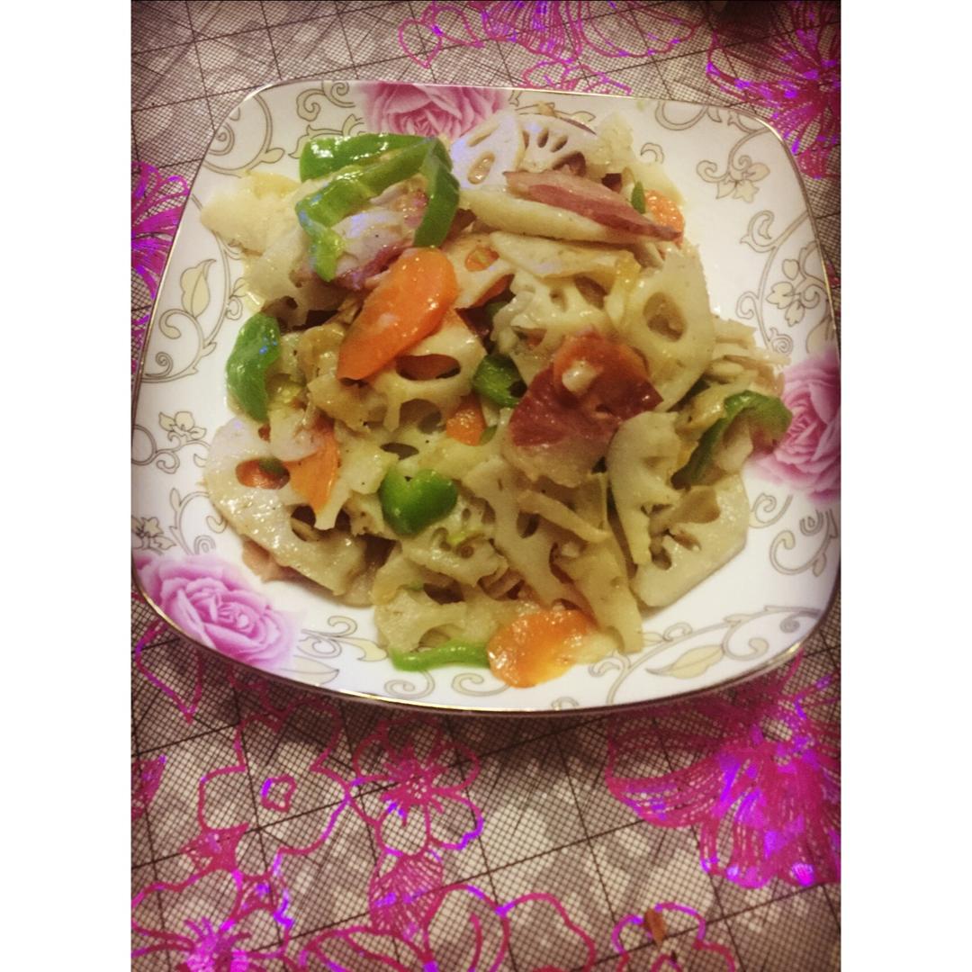 素炒藕片