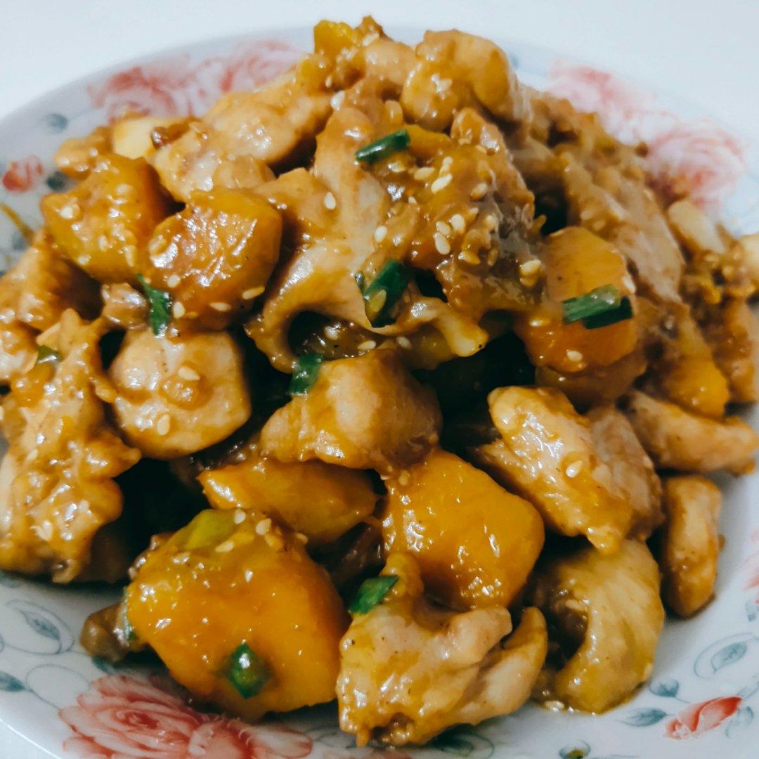 酸甜南瓜鸡腿肉