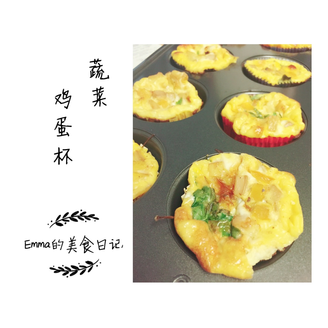 早餐鸡蛋杯cupcake Frittata