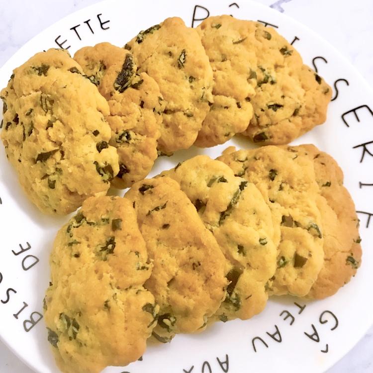 《香葱海苔曲奇饼干🍪》精致下午茶点心