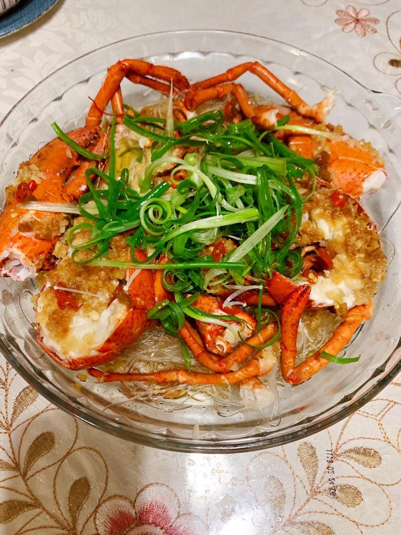 蒜蓉粉丝蒸龙虾