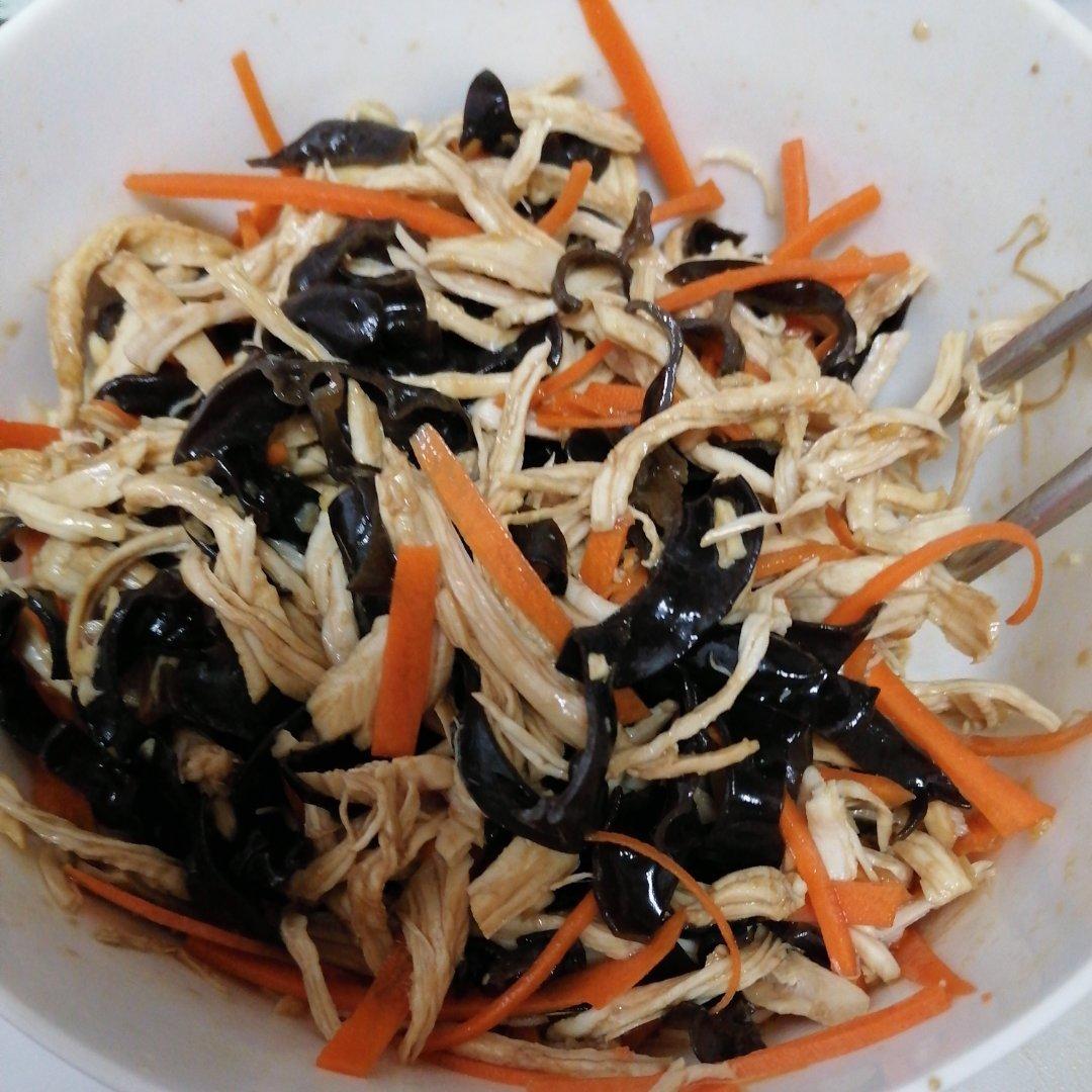 减脂健身｜凉拌手撕鸡丝（香辣&麻油版）
