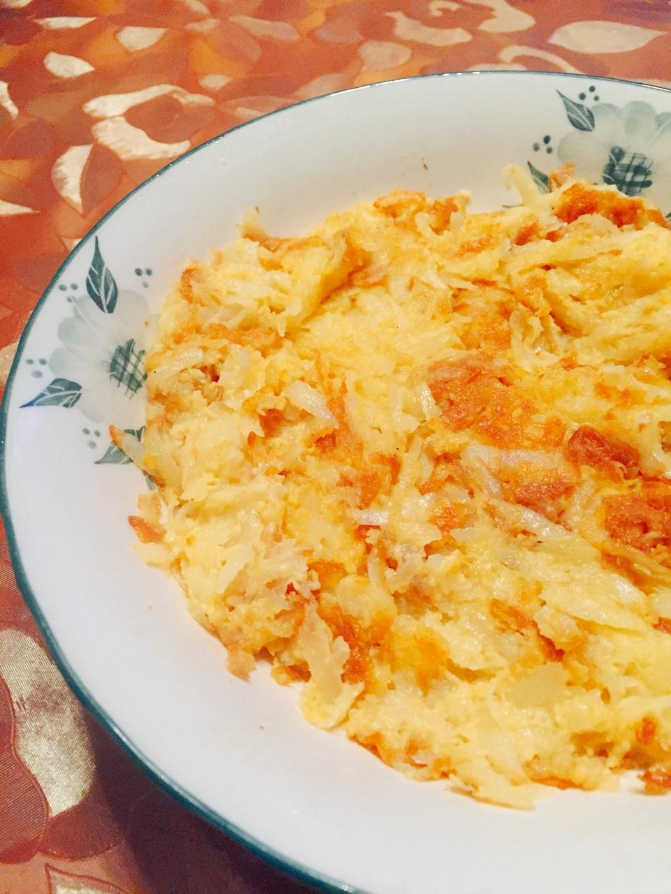 土豆丝鸡蛋饼