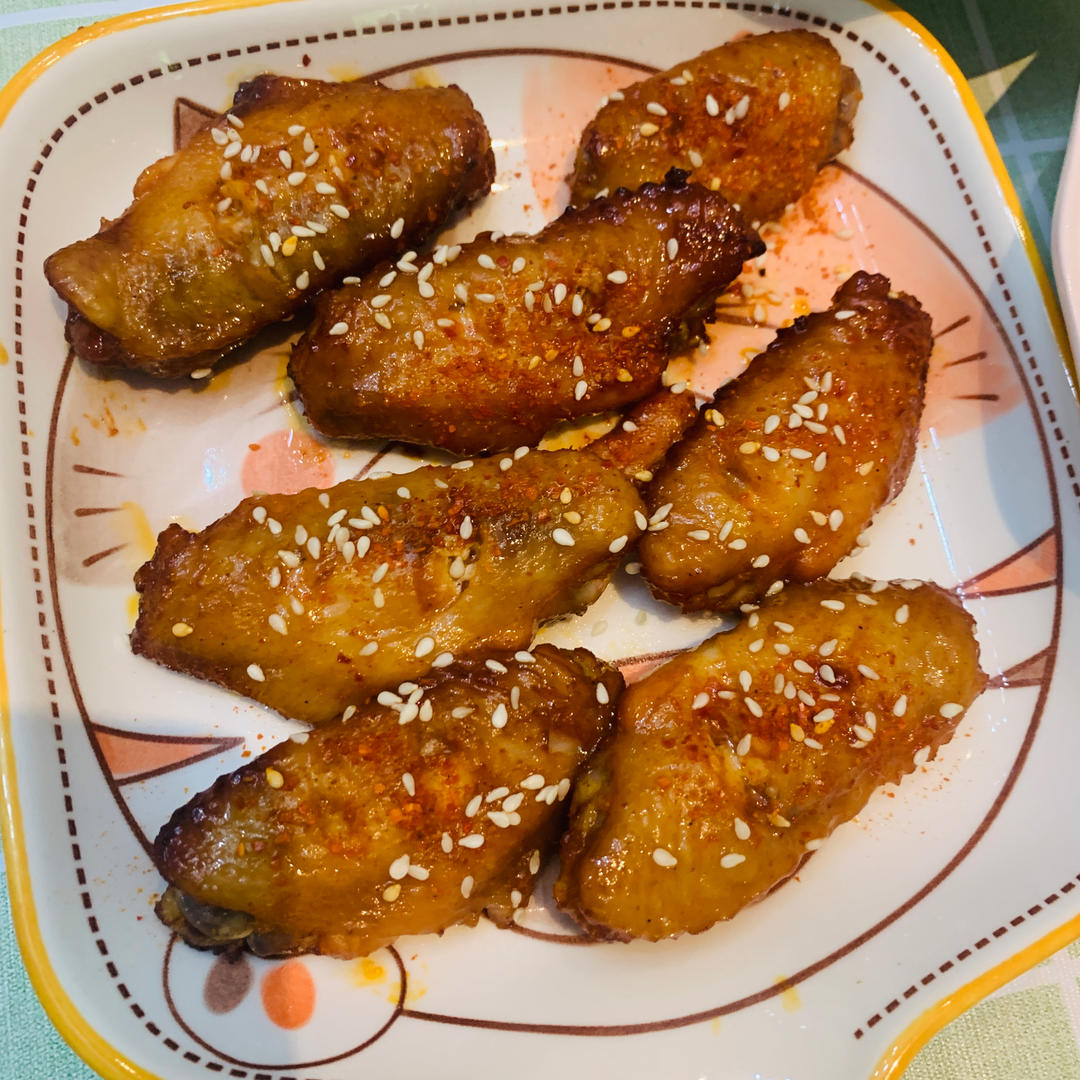 无油！空气炸锅烤鸡翅