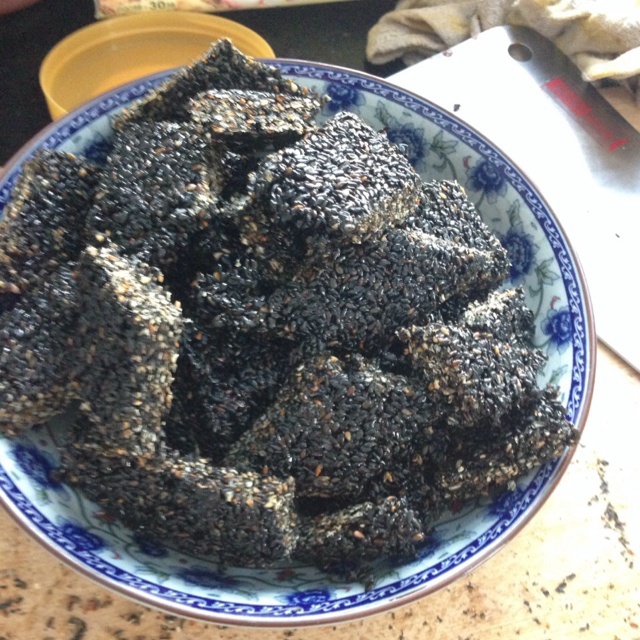 黑芝麻糖