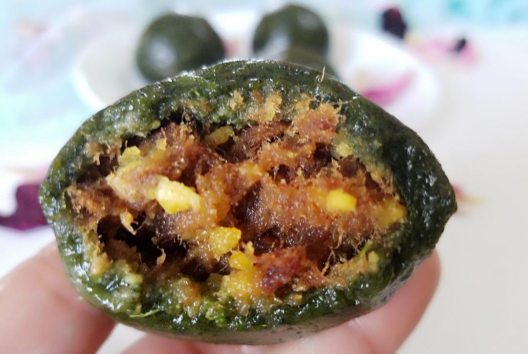 三种口味的青团🌸放三天都不硬 附艾草保存方法 馅料制作方法