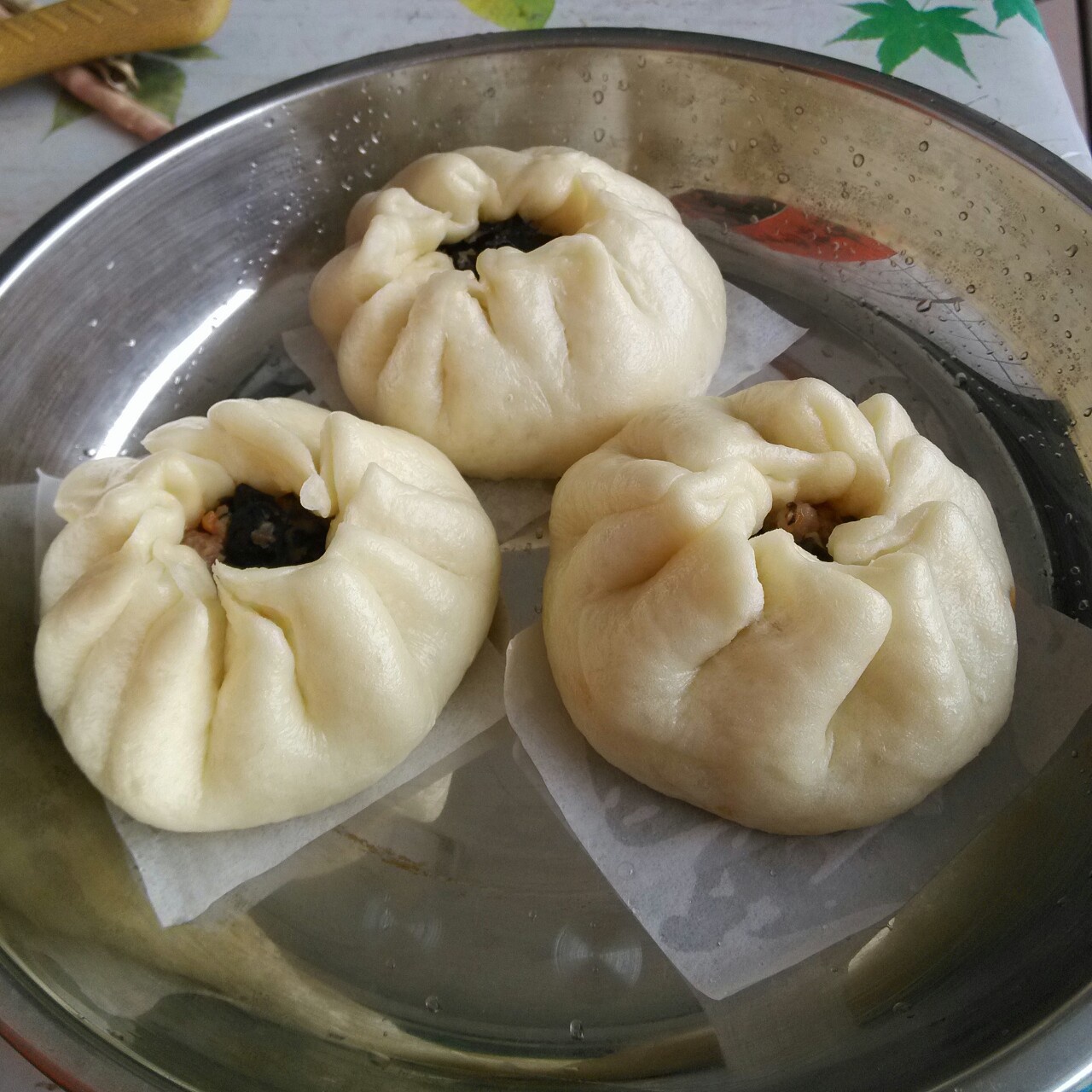 家常蒸包子（新手必学 超详 各式花卷馒头适用）