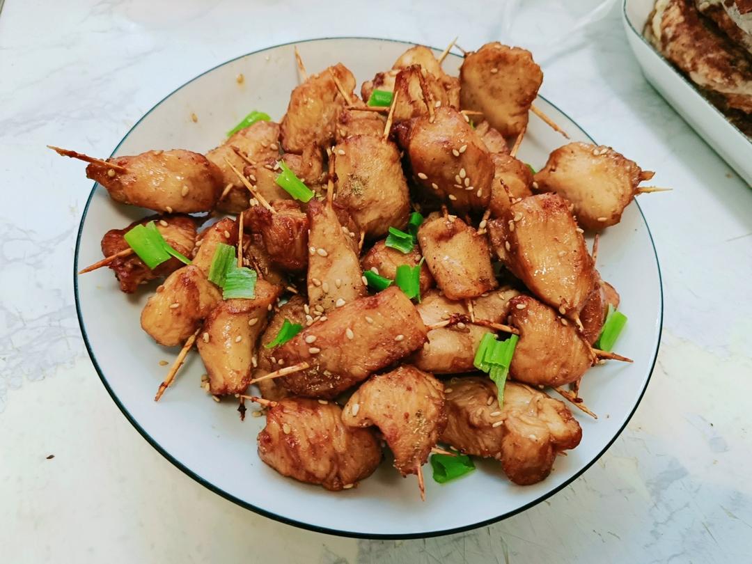 空气炸锅（牙签肉）