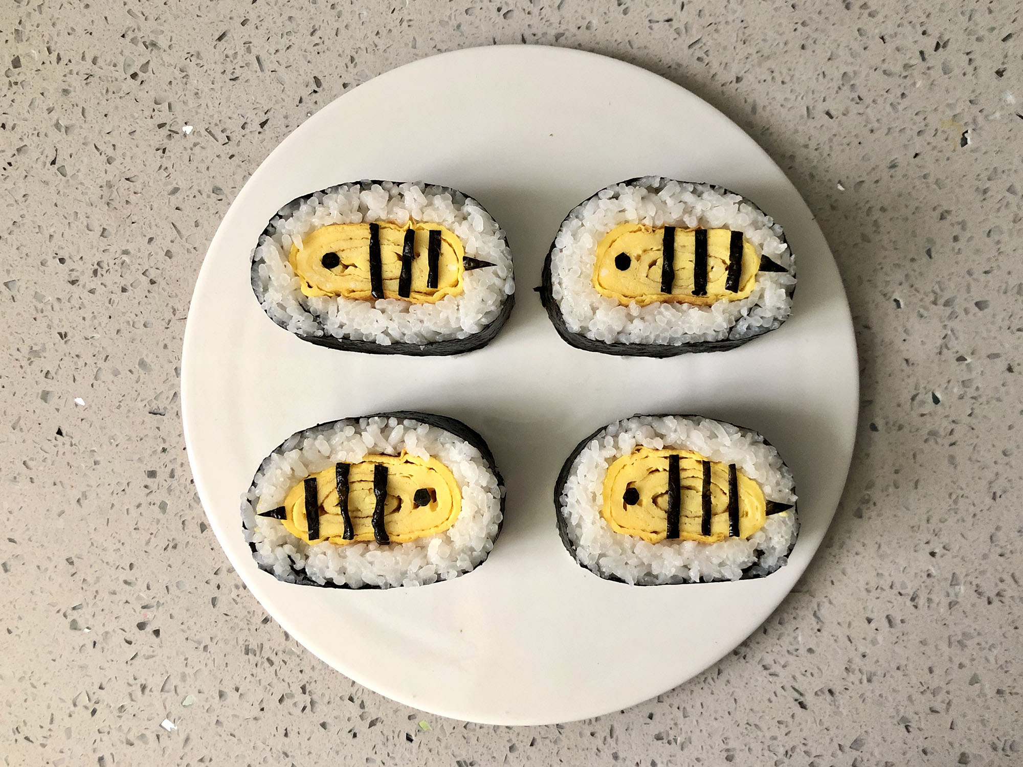 萌萌哒“小蜜蜂寿司”，拯救宝宝的味蕾的做法 步骤13