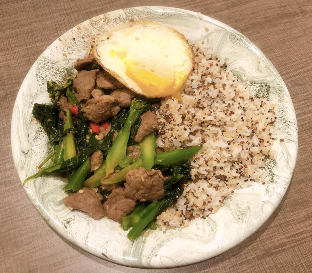 芥兰炒牛肉