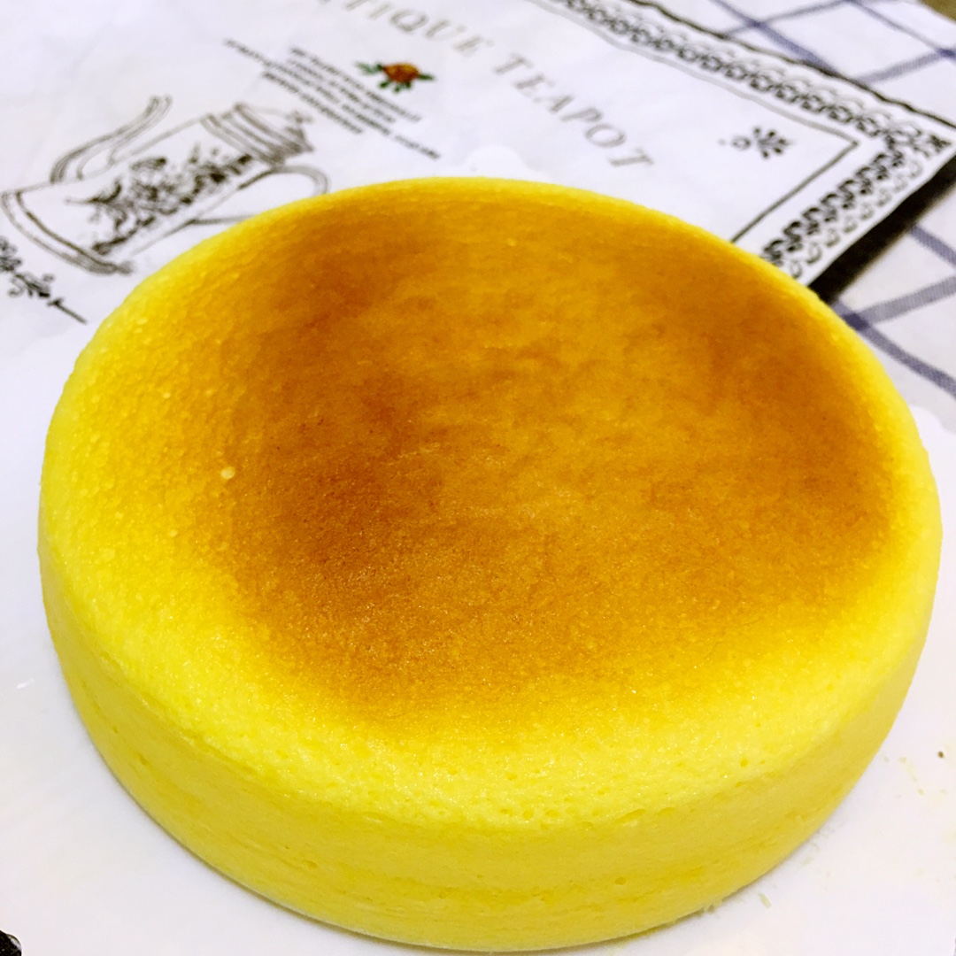 小米包子618做的8寸完美轻乳酪蛋糕