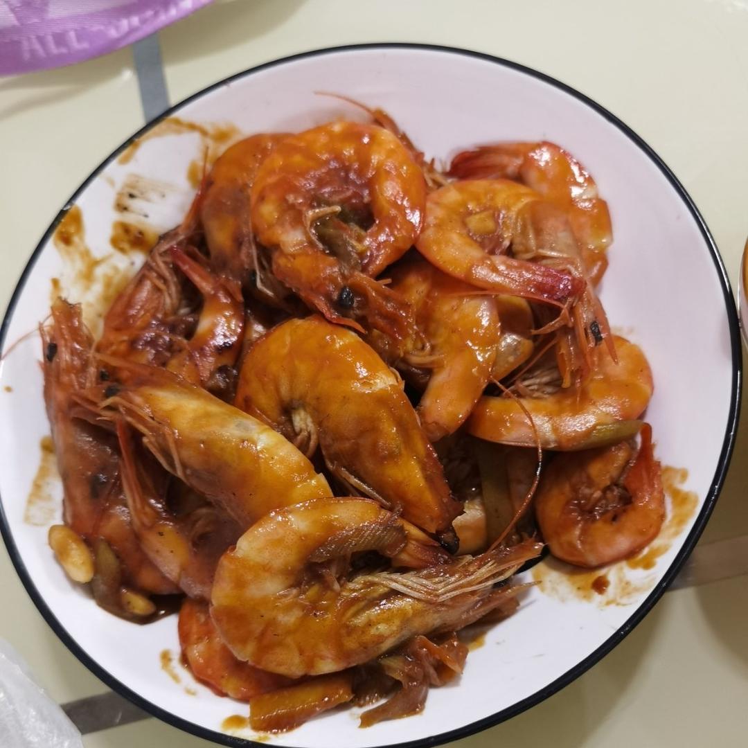 黄晓明茄汁大虾－中餐厅