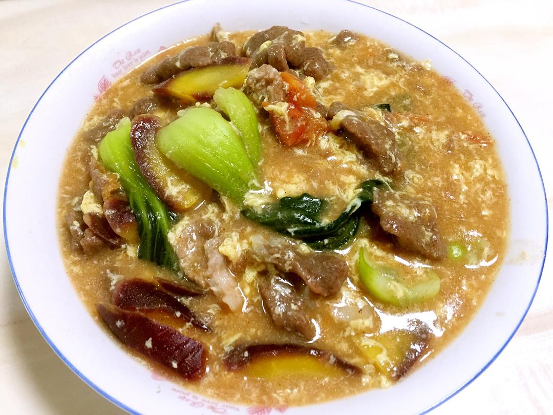 番茄鸡蛋疙瘩面