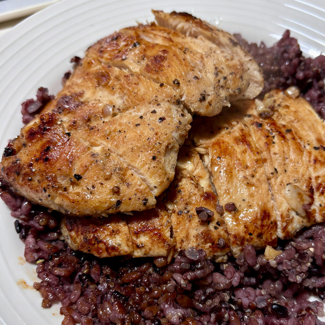 蜂蜜蒜香煎鸡胸