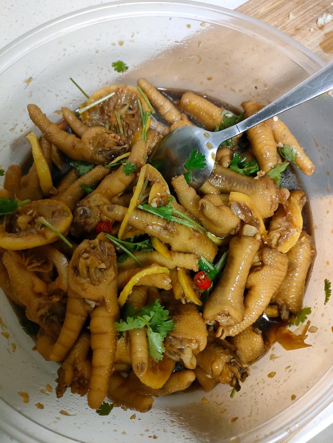 零失败柠檬酸辣鸡爪