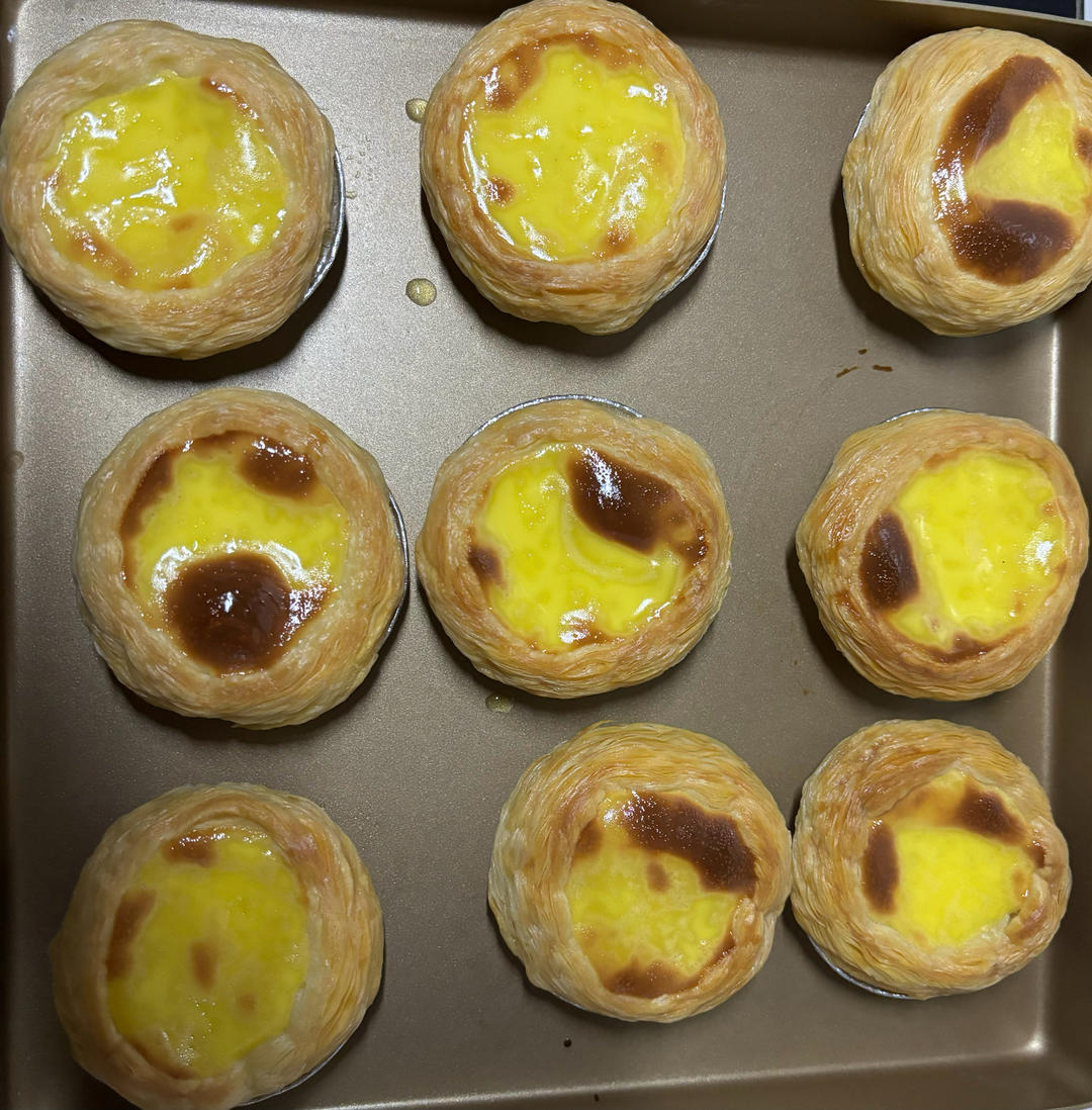 超嫩滑的葡式蛋挞(全蛋版)新手友好『秒杀KFC』