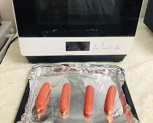 烤热狗🌭 | 松下jk180蒸烤箱的做法 步骤1