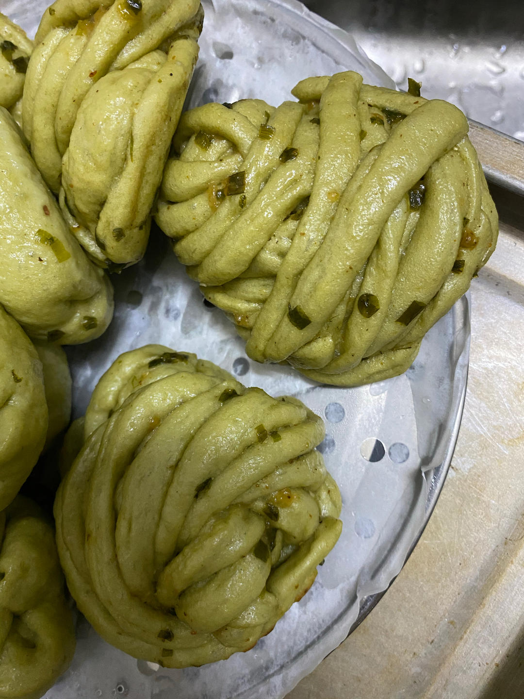 椒盐盘丝卷，比馒头好吃，比花卷简单