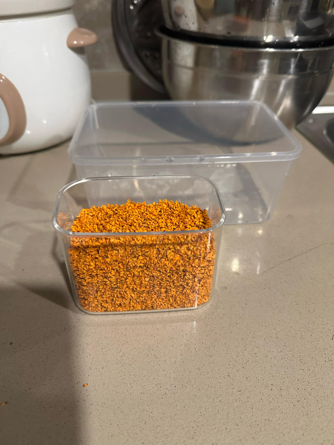 低温烘烤桂花干（历经一年依然金黄如初）